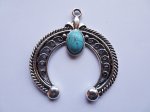 (image for) Squash blossom pendant silver #PP5