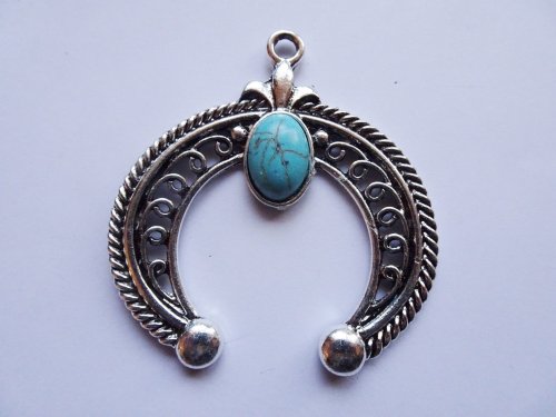(image for) Squash blossom pendant silver #PP5