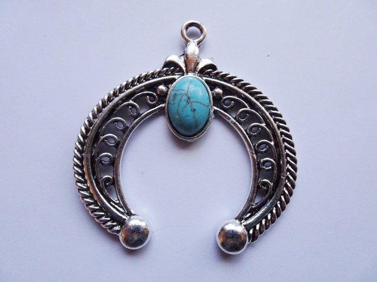 (image for) Squash blossom pendant silver #PP5