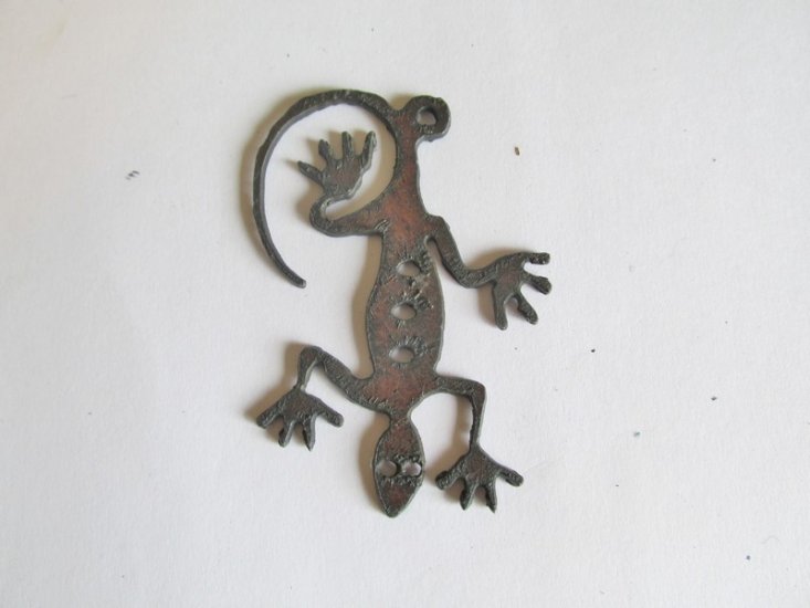(image for) Lizard Metal Rustic Pendant #SS009L
