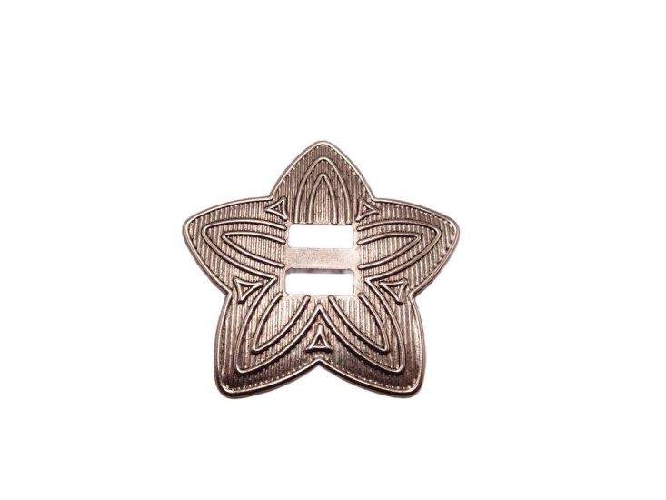 (image for) Silver Star slotted concho #HM-25