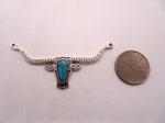 (image for) Steer head long horn jewelry pendant #RM-529