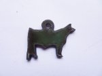 (image for) Steer shabby chic livestock charm #BY017-P