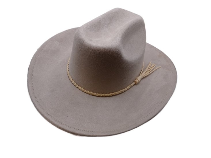 (image for) Cowboy hat Elastic sweatband - Stone S/M