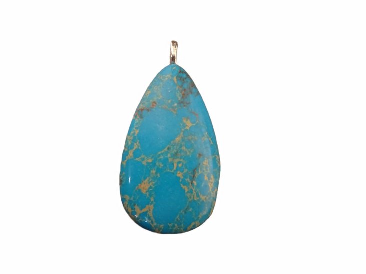 (image for) A handmade Stone pendant 2" - #R-19
