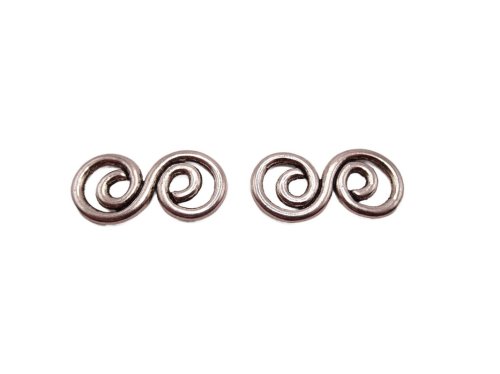 (image for) Silver Swirl connector (2pcs) #CON/b-1