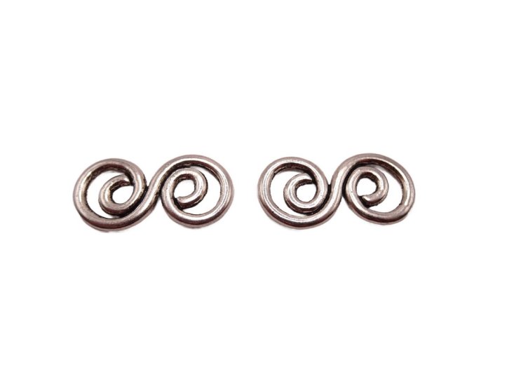 (image for) Silver Swirl connector (2pcs) #CON/b-1