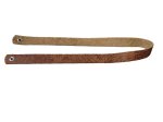 (image for) Embossed leather hat band - Tan