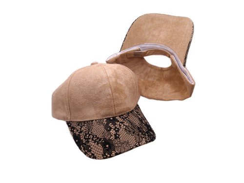 (image for) Lace Brim baseball caps - Light Tan