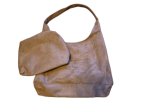 (image for) Vegan Suede Boho bag - Tan