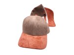 (image for) Vegan suede Two Tone baseball cap - Two Tone Tan/Cinnamon