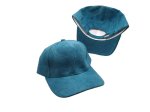 (image for) Vegan suede baseball cap - Teal
