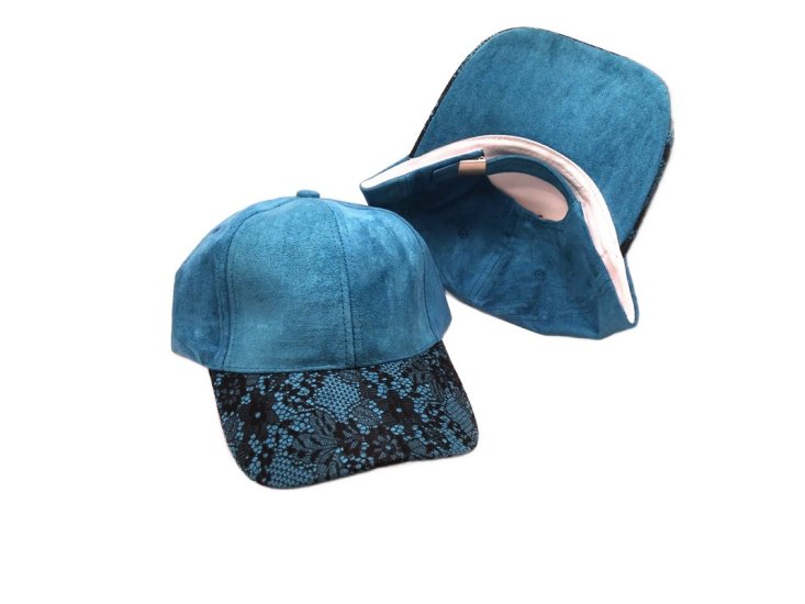(image for) Lace Brim baseball caps - Teal