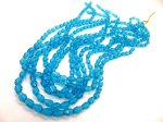 (image for) Teal blue teardrop crystals 6x8mm #1245