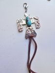 (image for) Thunderbird jewelry pendant with stone #RM-211