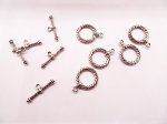 (image for) Toggles - Antique silver (5pcs) #TOG14