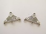 (image for) clasp - End Bar triple strand (set) #EB15