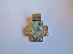 (image for) Cross Pendant Antique Silver #MP-66B
