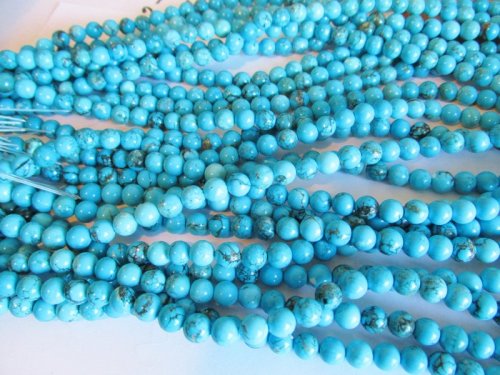 (image for) Turquoise blue rounds 8mm #1603
