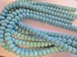 (image for) Turquoise Rondelle beads 9x14mm #1496