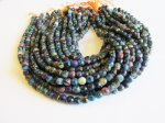 (image for) Turquoise black pink blue agate rounds #1569