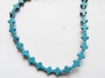 (image for) Turquoise tiny cross beads 8x10mm #1324-C