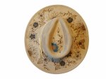 (image for) Whimsical Wide brim hand burned hat