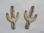 (image for) Cactus 2 1/4" (set) off white #WKS-28BB