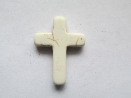 (image for) Cross pendant stone bead 39mm #39mm