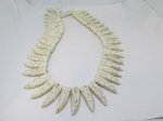(image for) Off white Dog tooth 10x30mm #1884