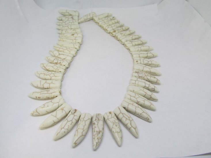 (image for) Off white Dog tooth 10x30mm #1884