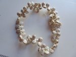(image for) White small teardrop top side drilled #1138-QZ