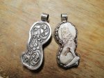 (image for) Wolf bone pendant #RM-342