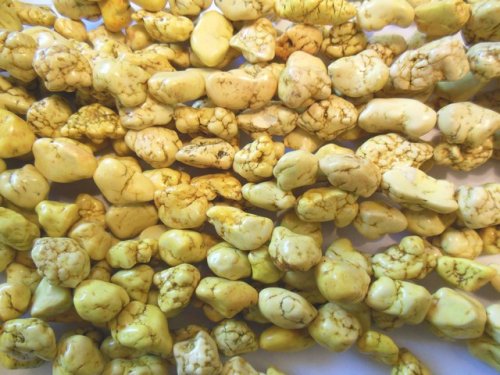 (image for) Yellow nugget beads #TT1053