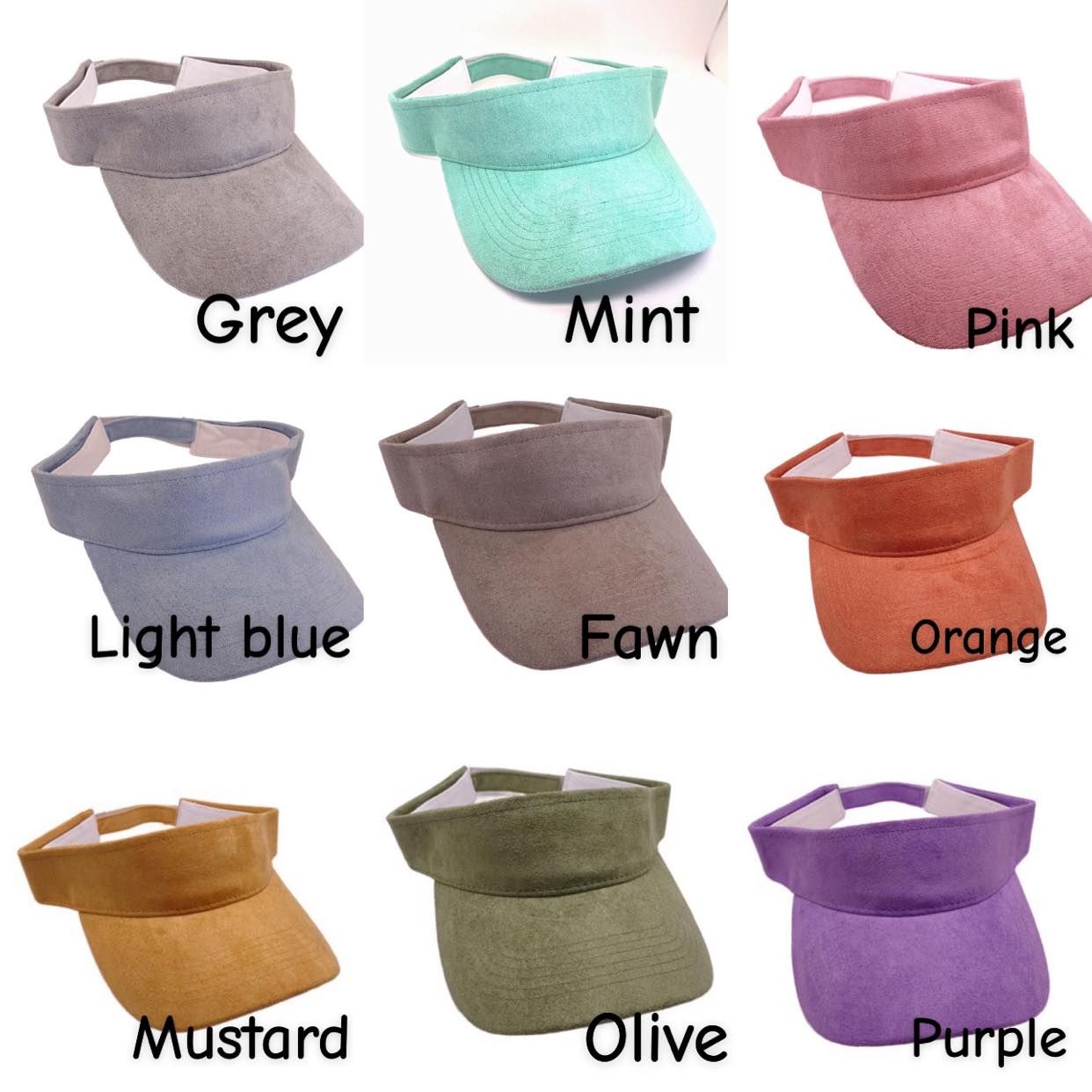 (image for) #Visors Vegan Suede