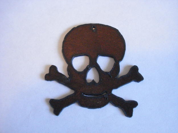 (image for) Skull and cross bones #TT011 - Click Image to Close