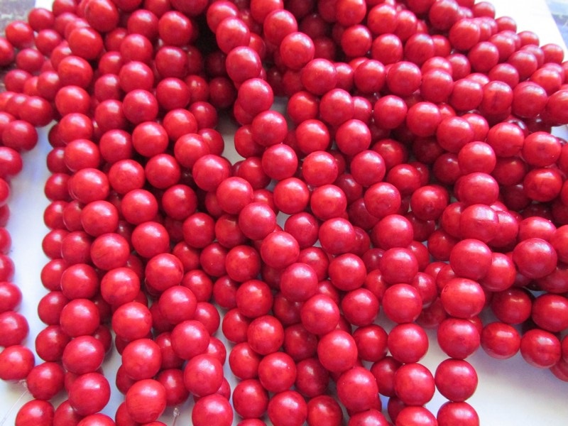 (image for) Red 10mm Round beads #1814 - Click Image to Close