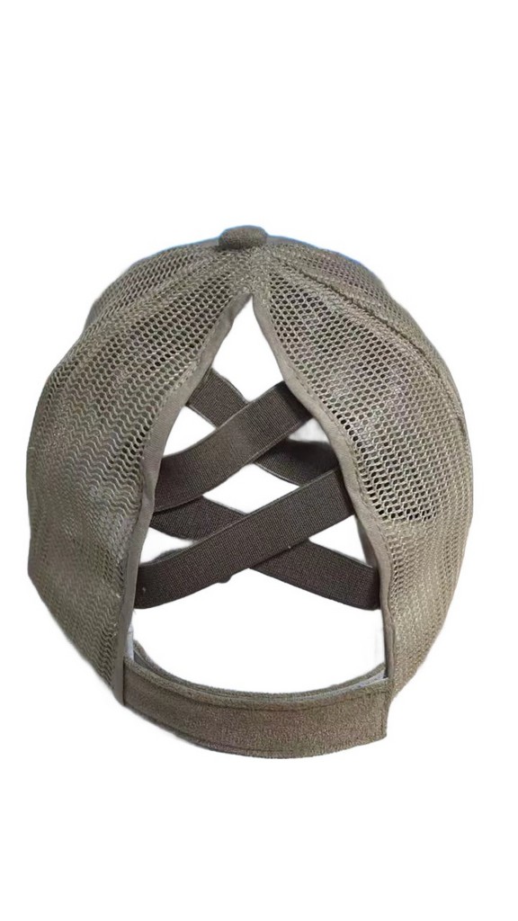 (image for) PONY TAIL VEGAN SUEDE MESH BACK CAPS - COMING SOON