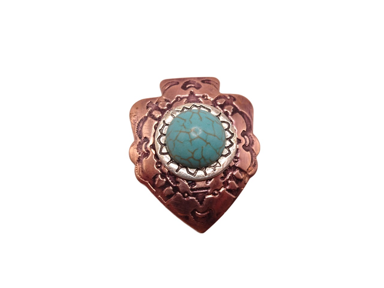 (image for) Copper arrowhead embellishment ##EMB-3