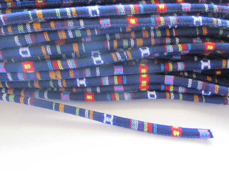(image for) Serape Cording 6mm - Blue (1 FT) - Click Image to Close
