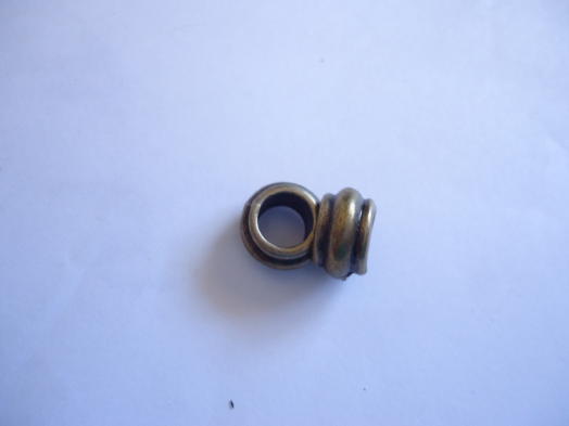 (image for) Bronze large hole metal beads #BS100