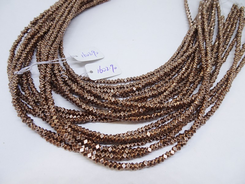 Copper hematite 3mm beads #1104
