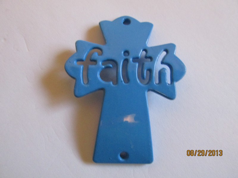 (image for) Connector - faith bracelet pendant #CON20 - Click Image to Close