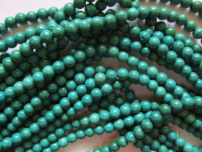 (image for) Green round beads 10mm #1832