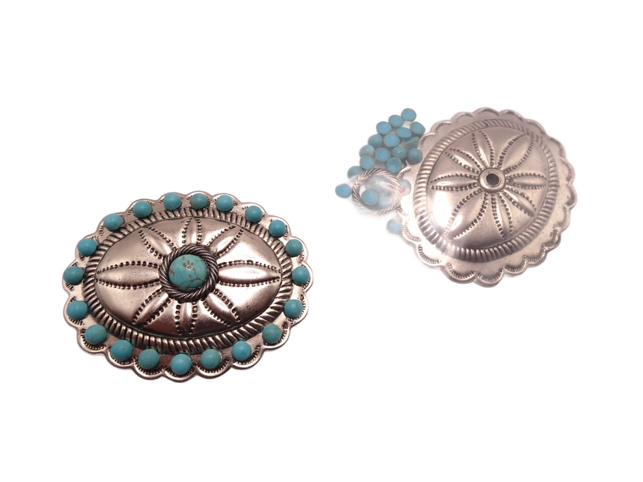 (image for) Concho kit Silver DIY #3
