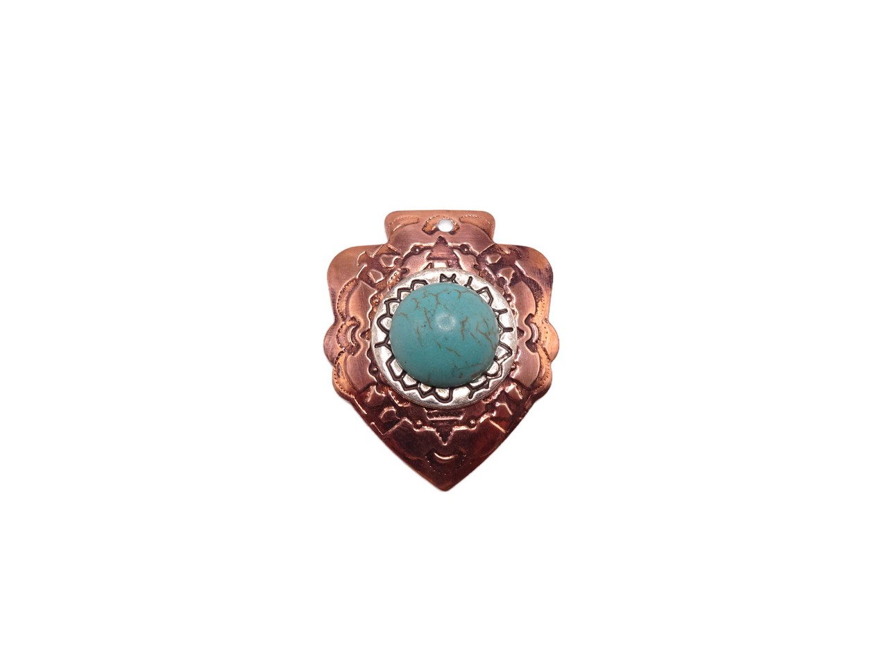 (image for) Arrowhead antique copper jewelry pendant #BB-5