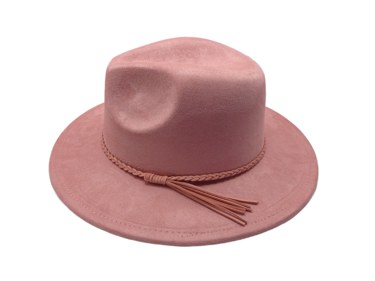 (image for) YOUTH Short Brim vegan suede hat - Pink