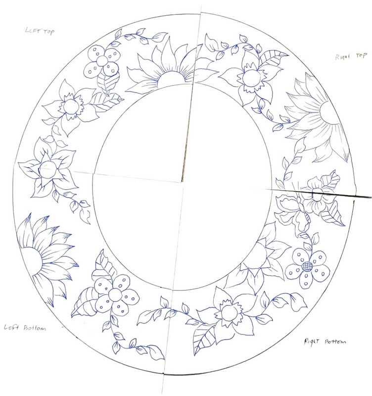 (image for) Hand drawn basic patterns 1-pattern Full brim #Series.13