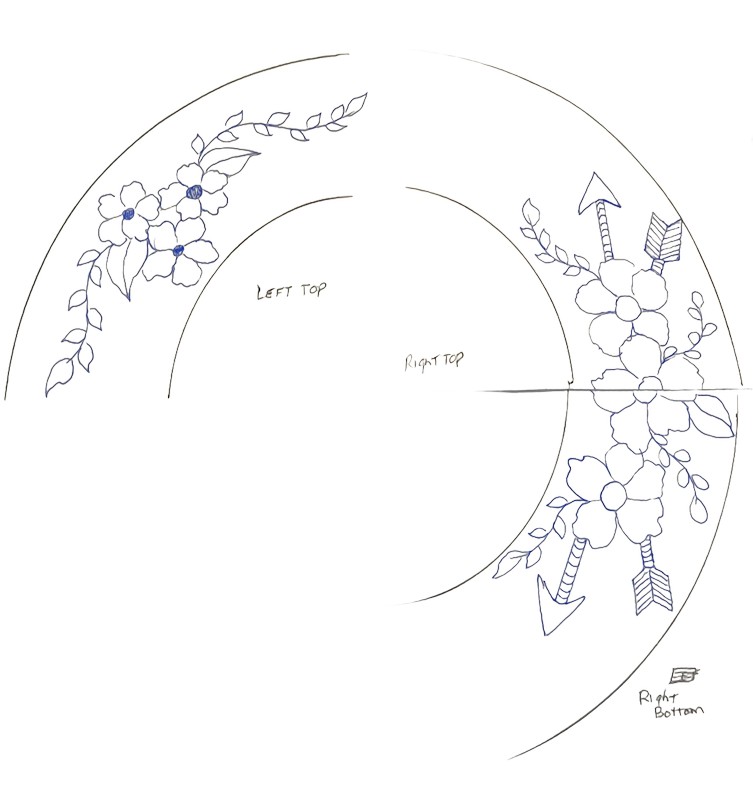 (image for) Hand drawn basic patterns 1-pattern Brim #Series.14