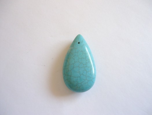 (image for) Teardrop pendant bead #1379 - Click Image to Close